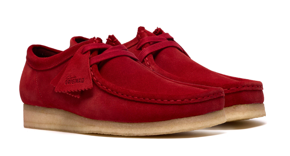 Clarks Originals Wallabee Men's Deep Red Suede 26186772 — product view 2