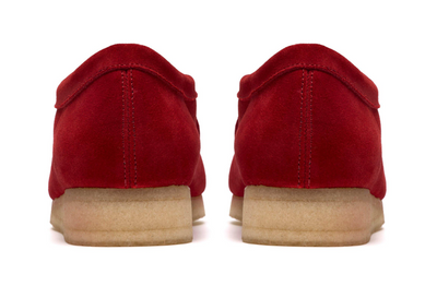 Clarks Wallabee - 26186772 - Deep Red Suede