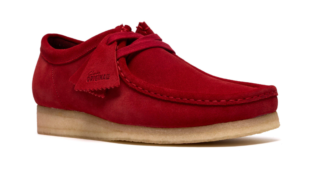 Clarks Originals Wallabee Men's Deep Red Suede 26186772 — product view 3