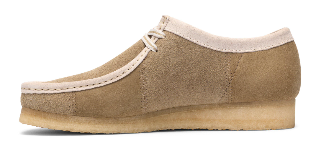 Clarks Originals Wallabee Men's Maple Stripe Suede 26185672 — rear view