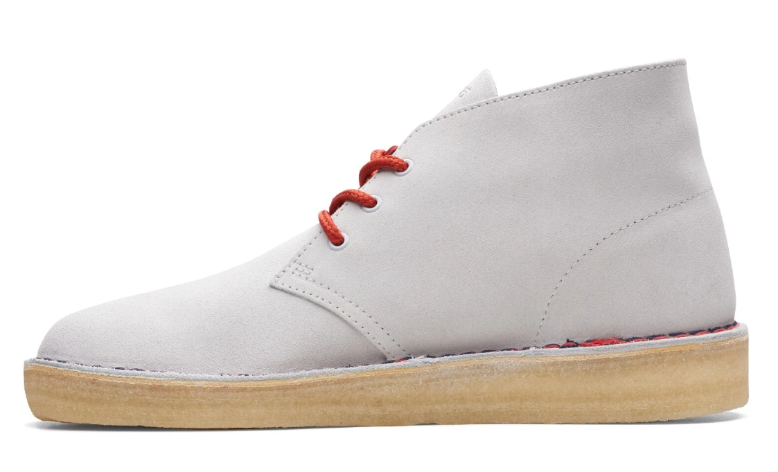 Clarks Originals Desert Coal VCY Men's Gray and Red Suede 26166525 — product view 5