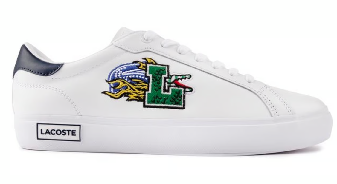 Lacoste Power Court 222 4 Sma Lth - 744SMA0104-042 - White / Navy — product view 1