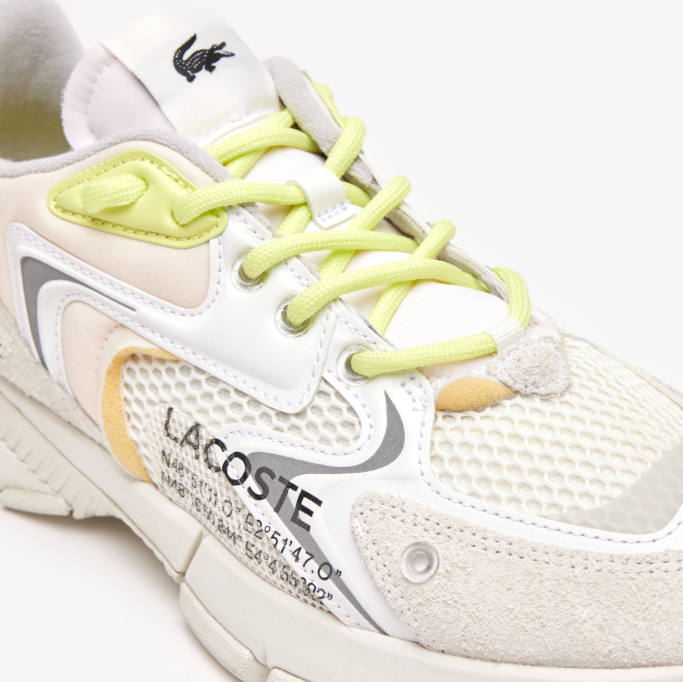 Lacoste L003 Neo 223 1 Sma - 746SMA0003-WP2 - Off Wht / Lt Grn — product view 3