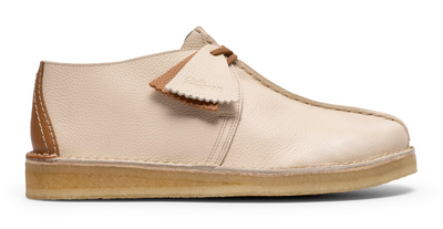 Clarks Desert Trek - White Combi Leather - 26185660