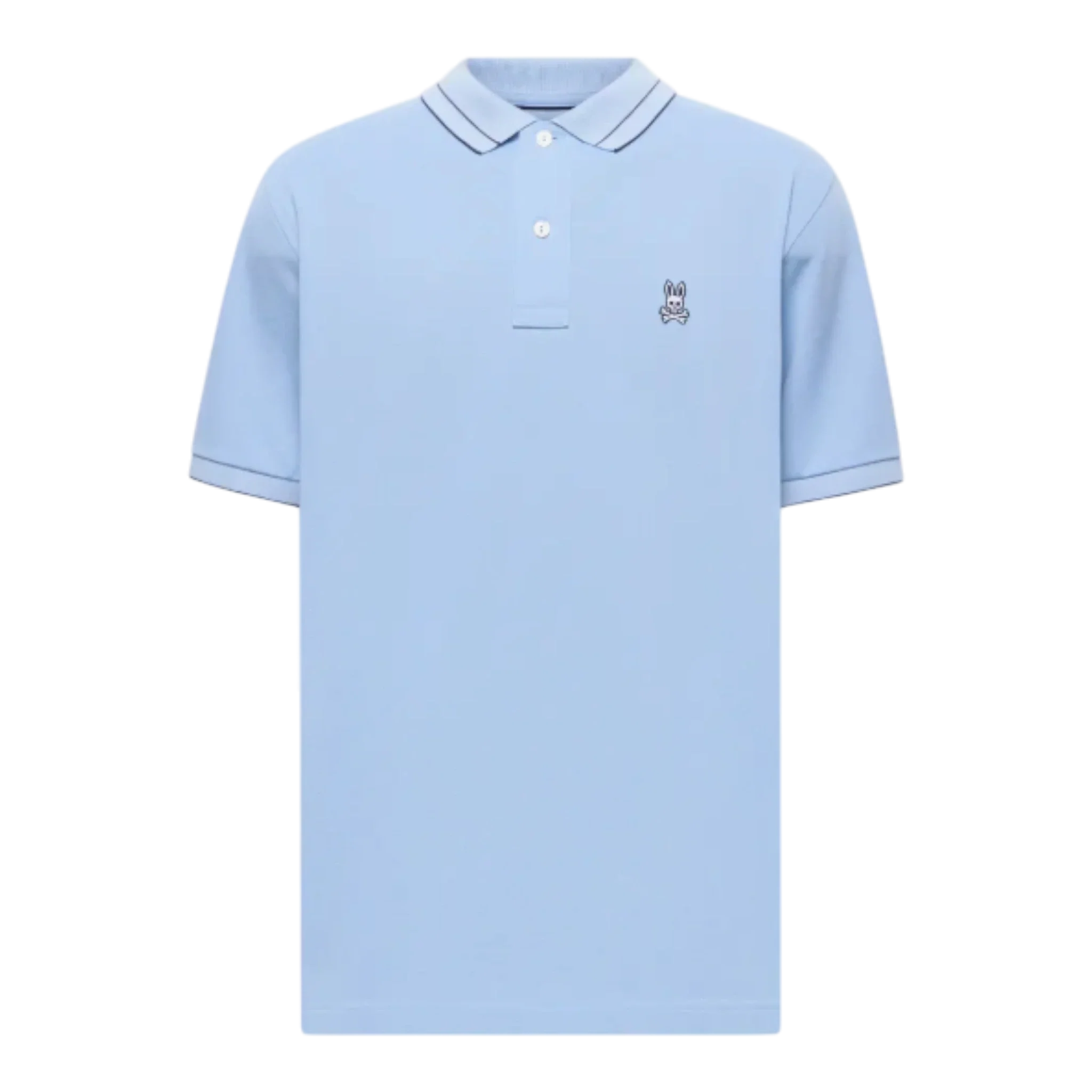 Psycho Bunny Rex Performance Pique Men's Polo — Serenity Blue
