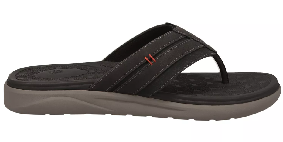 Cliff 90-34264 - Dockers Flip Flop - Black – Side Profile