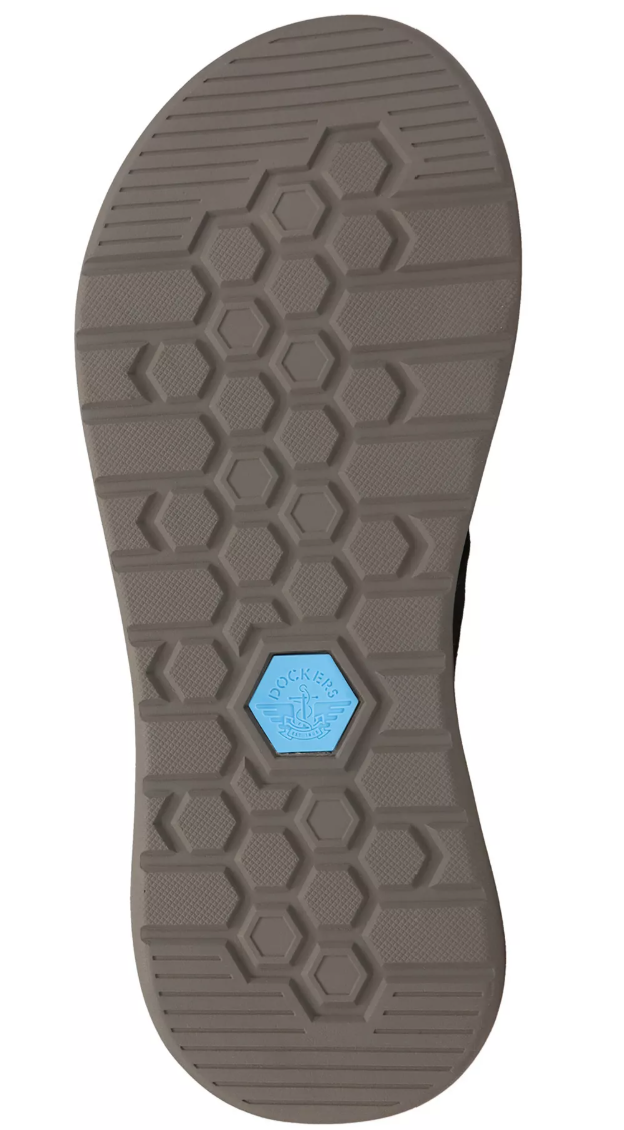 Cliff 90-34264 - Dockers Flip Flop - Black – Back View