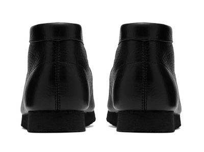 Clarks Originals Wallabee Boot Kids' Unisex Black Leather 26185932 — product view 6