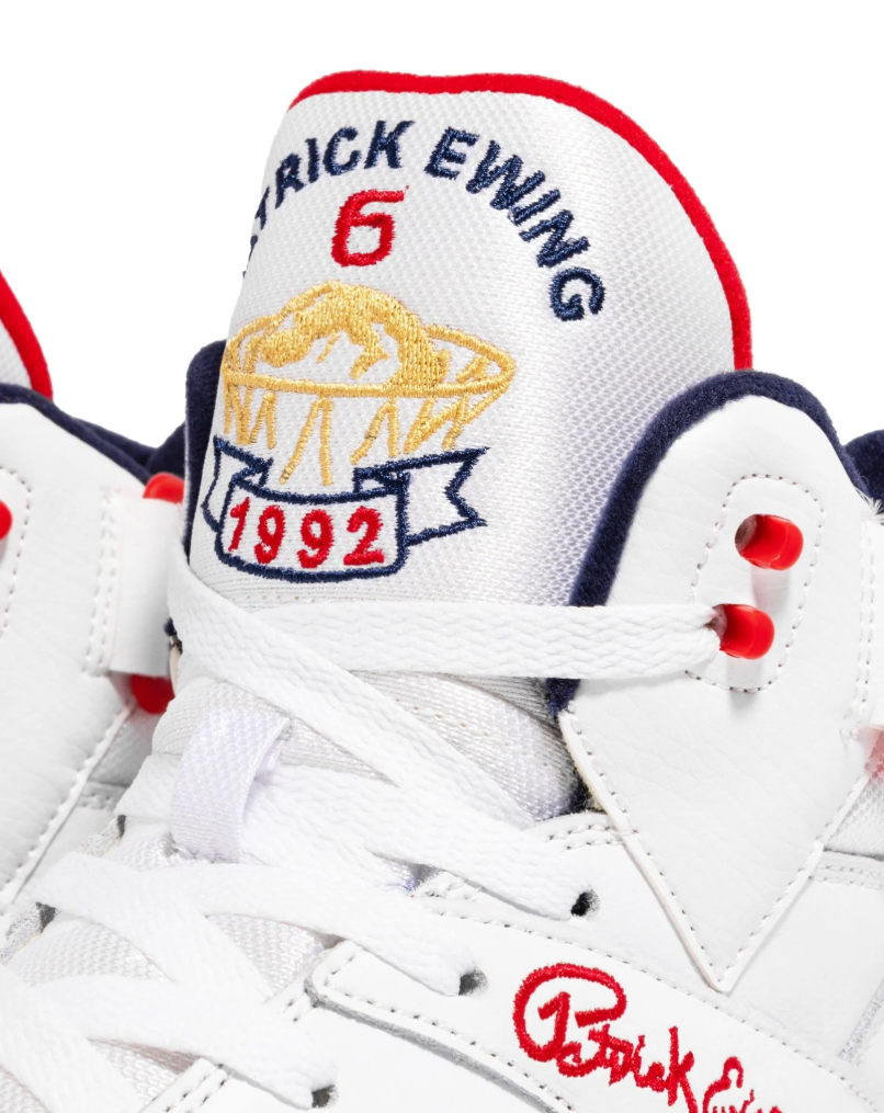 Patrick Ewing Eclipse Og Usa - 1EW90152-125 - White / Navy / Red — product view 4