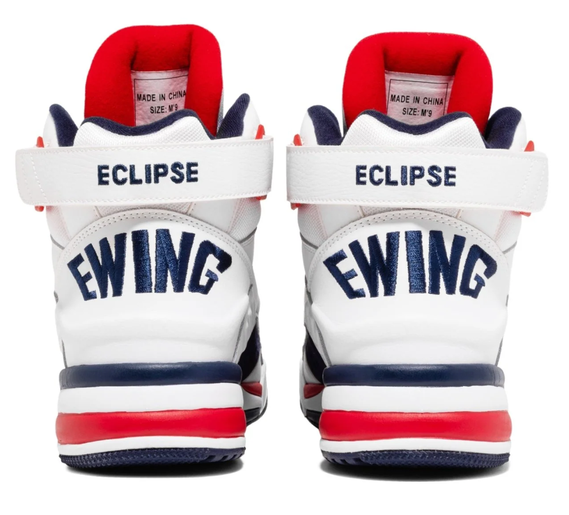 Patrick Ewing Eclipse Og Usa - 1EW90152-125 - White / Navy / Red — product view 8