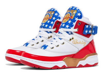 Patrick Ewing 33 Hi Usa - 1EW90189-125 - White/Red/Blue/Gold — product view 2