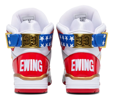 Patrick Ewing 33 Hi Usa - 1EW90189-125 - White/Red/Blue/Gold — product view 7