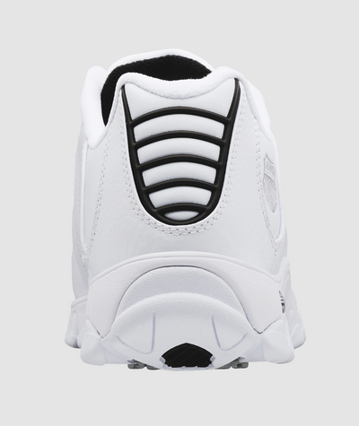 K-Swiss St329 Cmf - White/Black/Silver - 03426-129-Xw (Wide) — product view 6