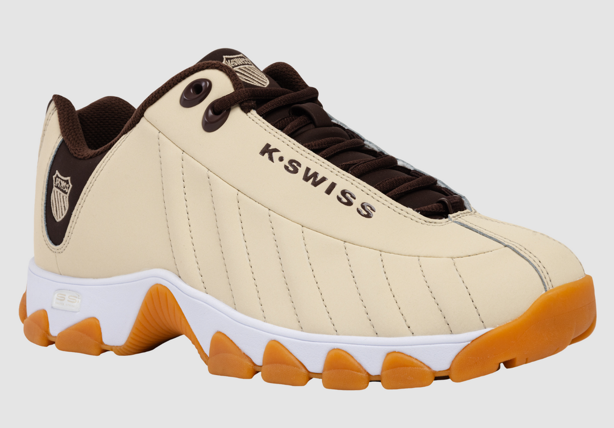 K-Swiss St329 Cmf - Wdwash / Choclat / Wt / Gum - 03426-248-M (Men's) — product view 3