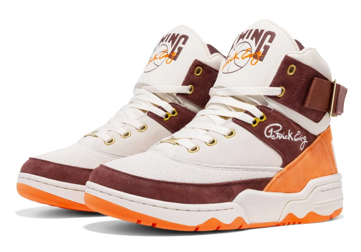 Patrick Ewing 33 Hi - 1Ew33S26-922 - Cream / Brown / Orange — product view 4