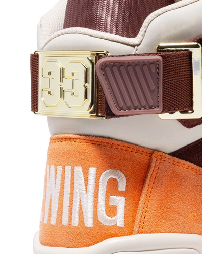 Patrick Ewing 33 Hi - 1Ew33S26-922 - Cream / Brown / Orange — product view 8