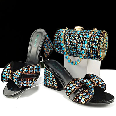 High Quality Ladies Shoes And Bags Set HJJ1-10
