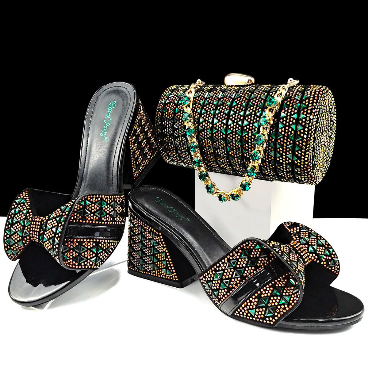 High Quality Ladies Shoes And Bags Set HJJ1-10 – product view 3