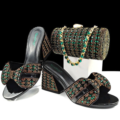 High Quality Ladies Shoes And Bags Set HJJ1-10