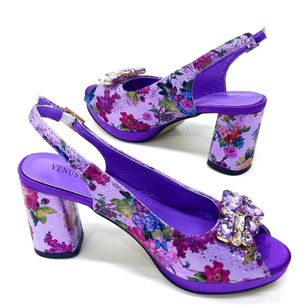 Italian Style Evening Party shoes And Bag Set TYR543 – product view 4