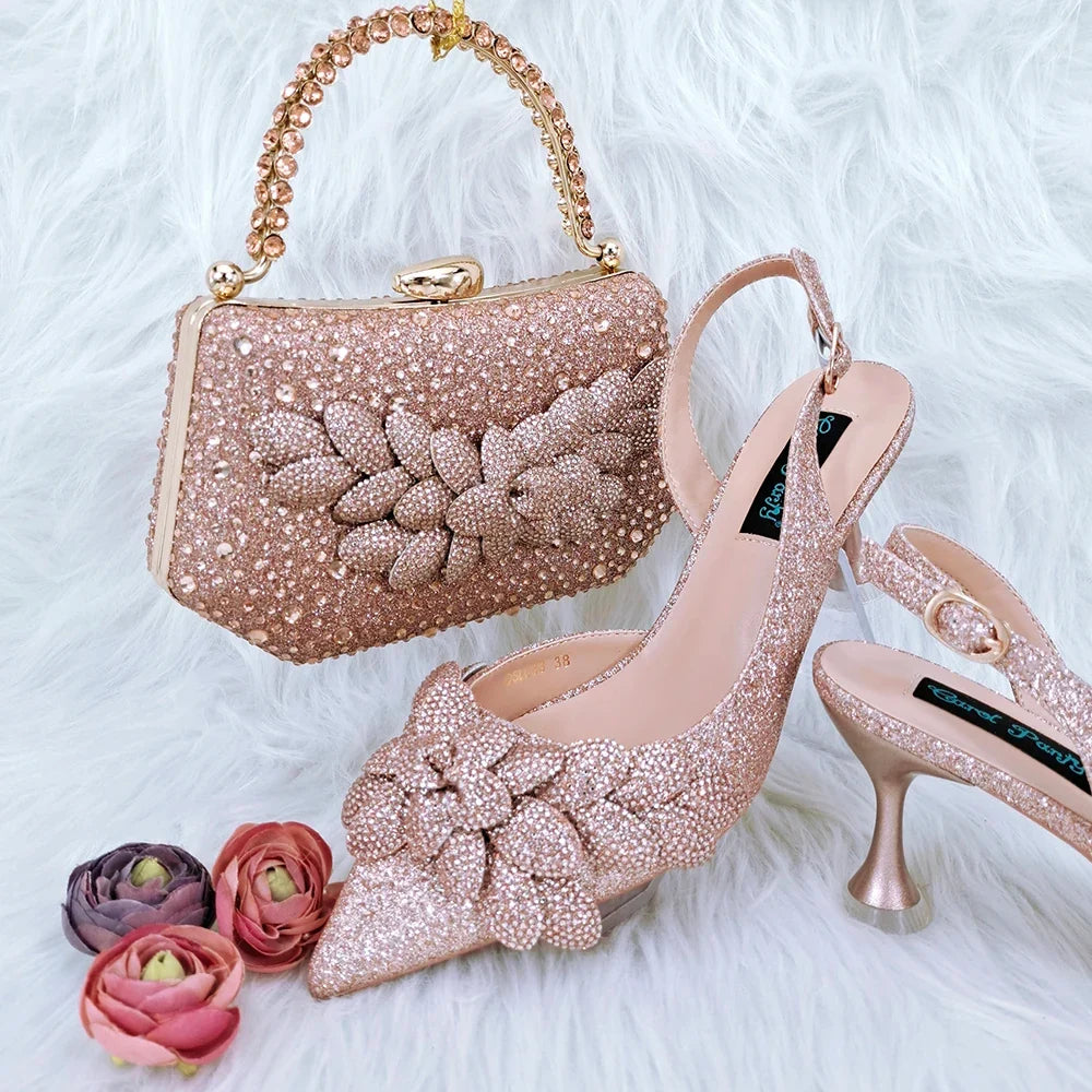 High Quality Ladies Shoes And Bags Set HFG1-8 – product view 7