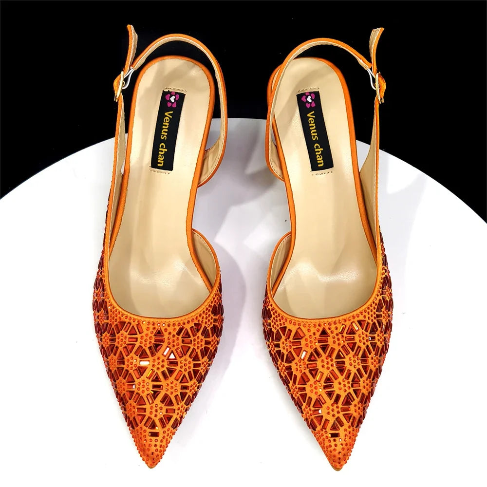 Elegant Italian Design Women's Shoes and Bag Set EDS45 – product view 2