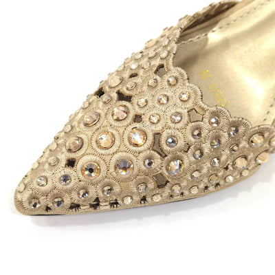 Latest Luxury Pattern Ladies Shoes And Bag Set ED215