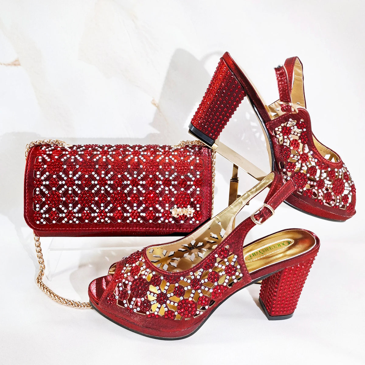 EdleessFashion  Italian Shoes And Bag Sets HG1-1 – product view 5