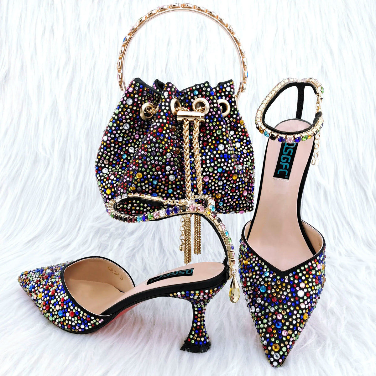 New Arrival Shoes and Bag Set HGY1-26 – product view 1