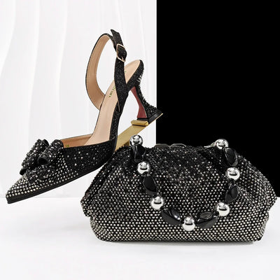 High Quality Style Ladies Shoes And Bags Set EDHC1-1