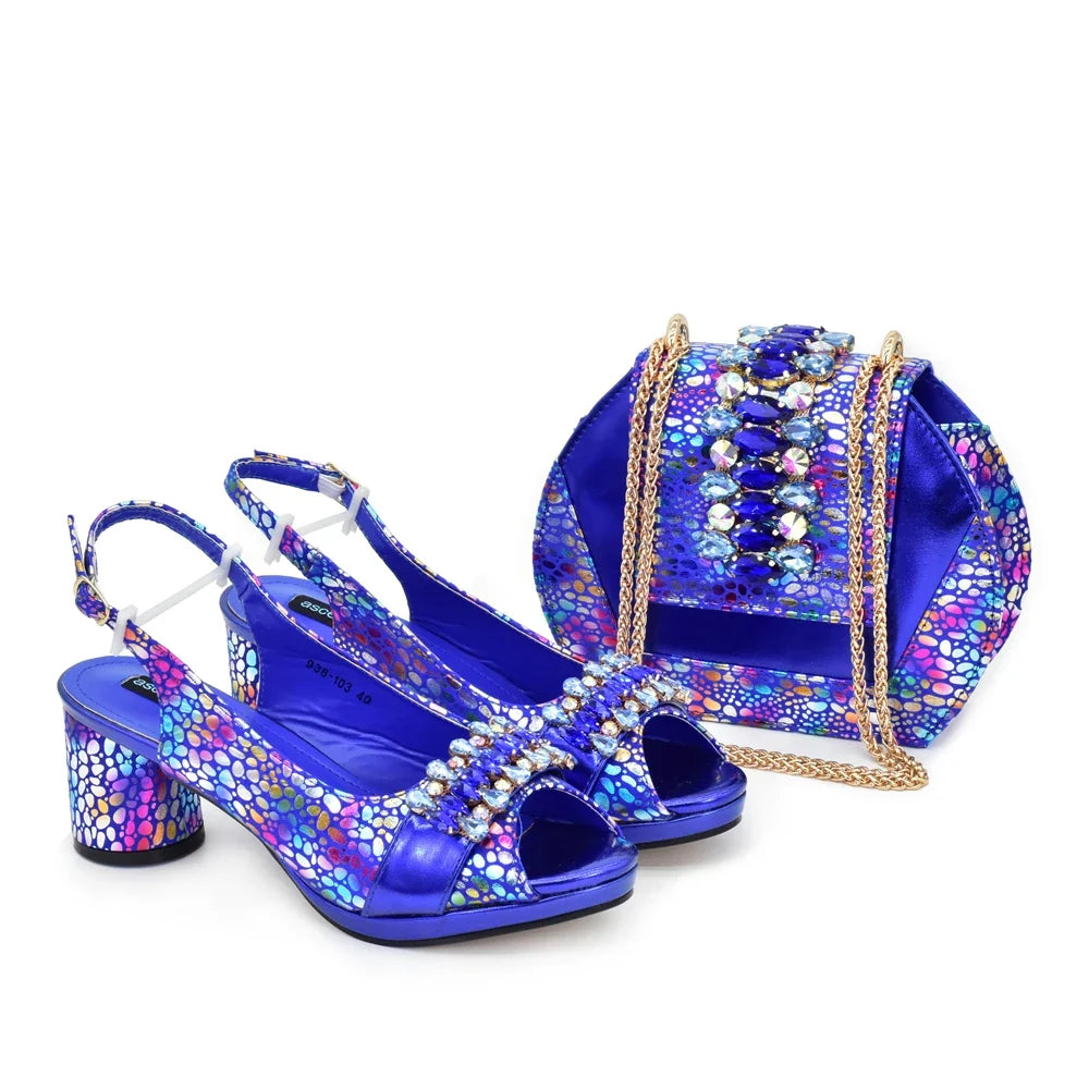 High Quality Style Ladies Shoes And Bags Set Hfg1-2 – product view 4