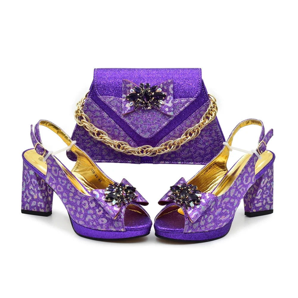 EdleessFashion  New Italian Shoe and Bag Set New HCV1-2 – product view 6