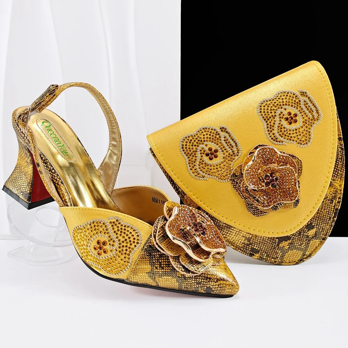 EdleessFashion  New Shoes And Bag Matching Set SF1-2 – product view 1