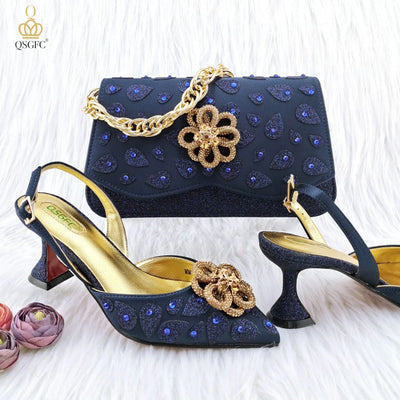 Classic Style Hand Bag Matching High Heels GHY65