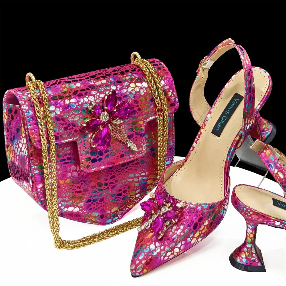 EdleessFashion  New Arrival Shoes and Bag Set EDHDF1-12 – product view 7