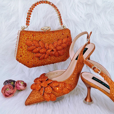 High Quality Ladies Shoes And Bags Set HFG1-8