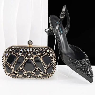 New Italian Shoe and Bag Set New HZX1-6