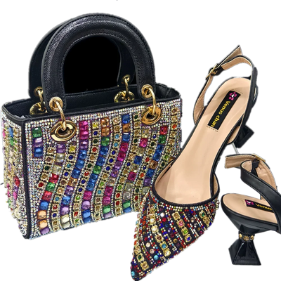 Matching Women Shoe and Bag Set ED130