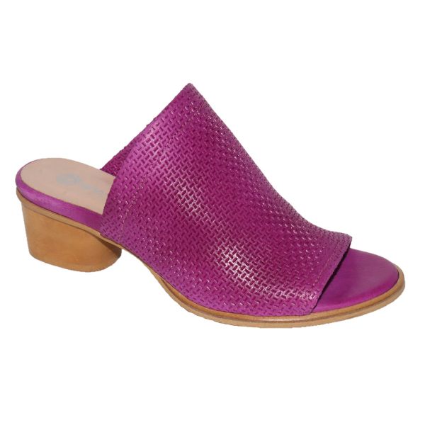 Eric Michael Sevilla Embossed Leather Slide