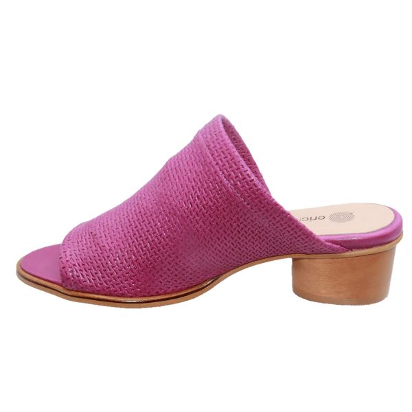 Eric Michael Sevilla Embossed Leather Slide