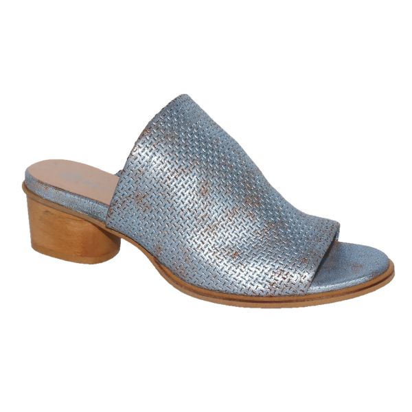 Eric Michael Sevilla Embossed Leather Slide
