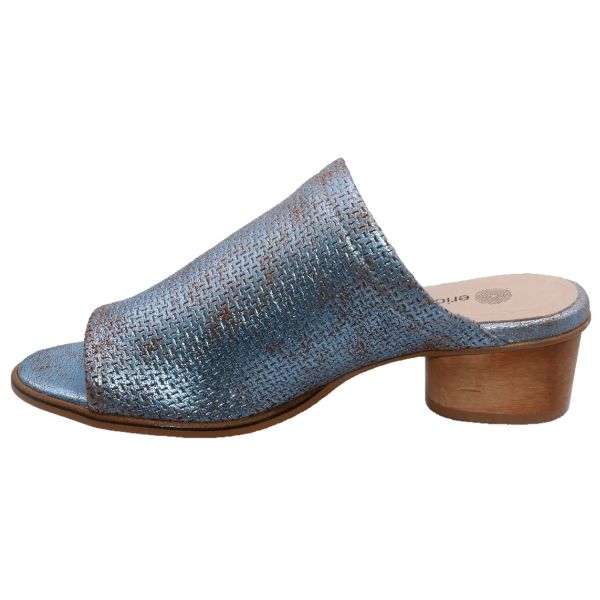 Eric Michael Sevilla Embossed Leather Slide