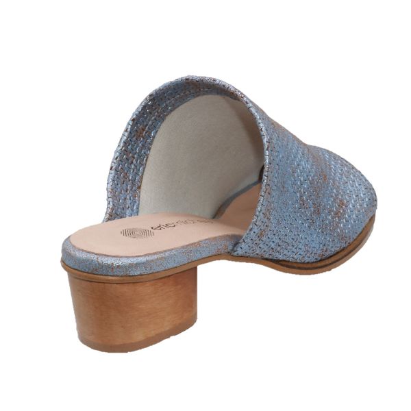 Eric Michael Sevilla Embossed Leather Slide