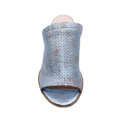 Eric Michael Sevilla Embossed Leather Slide