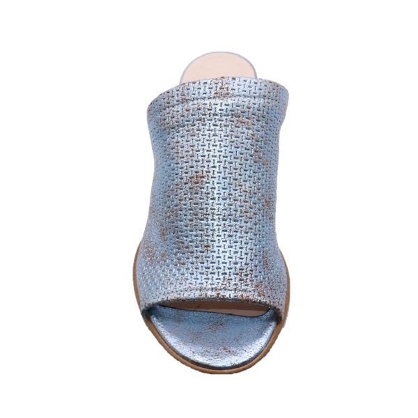 Eric Michael Sevilla Embossed Leather Slide