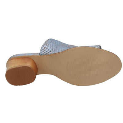 Eric Michael Sevilla Embossed Leather Slide