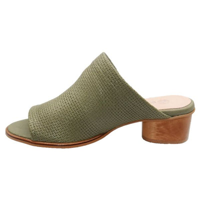 Eric Michael Sevilla Embossed Leather Slide