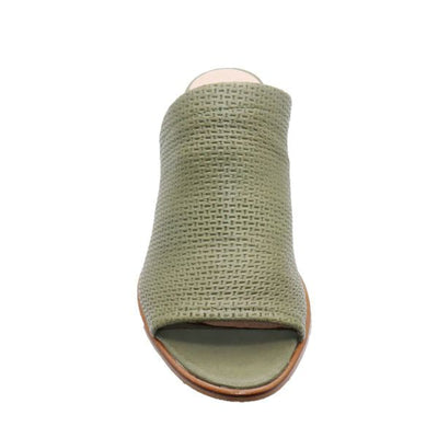 Eric Michael Sevilla Embossed Leather Slide