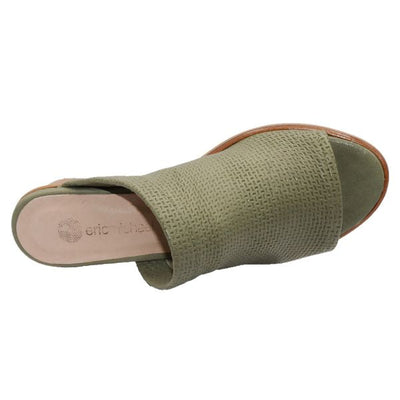 Eric Michael Sevilla Embossed Leather Slide