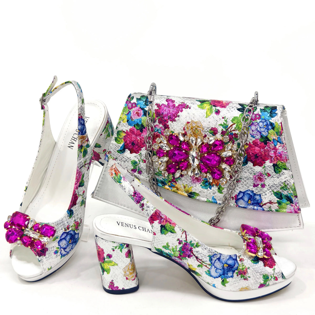 Lastest Italian Ladies Shoes with Matching Bag Set HMA1-4 – product view 2
